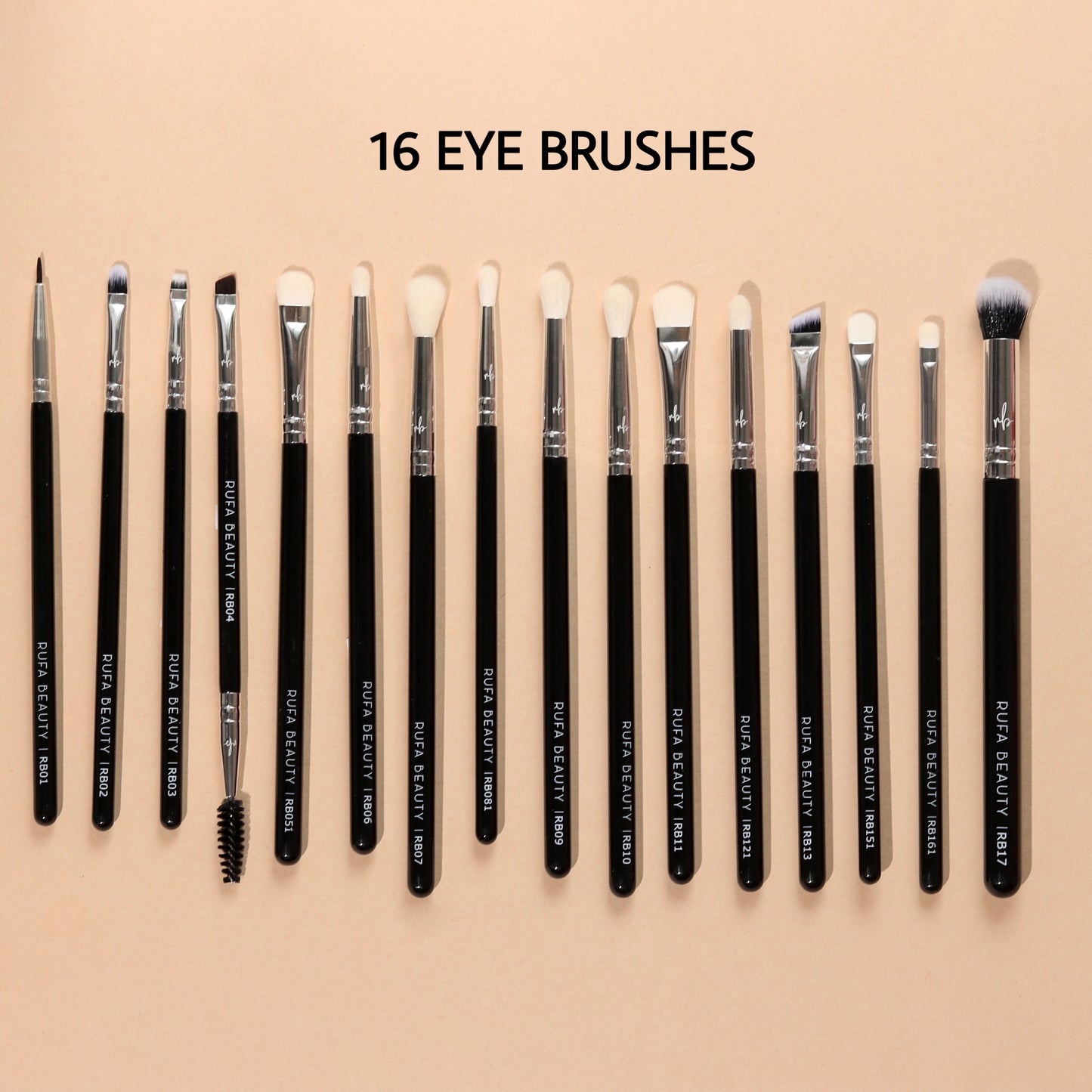 Pro Makeup Brushes - 25 Face + Eye brushes