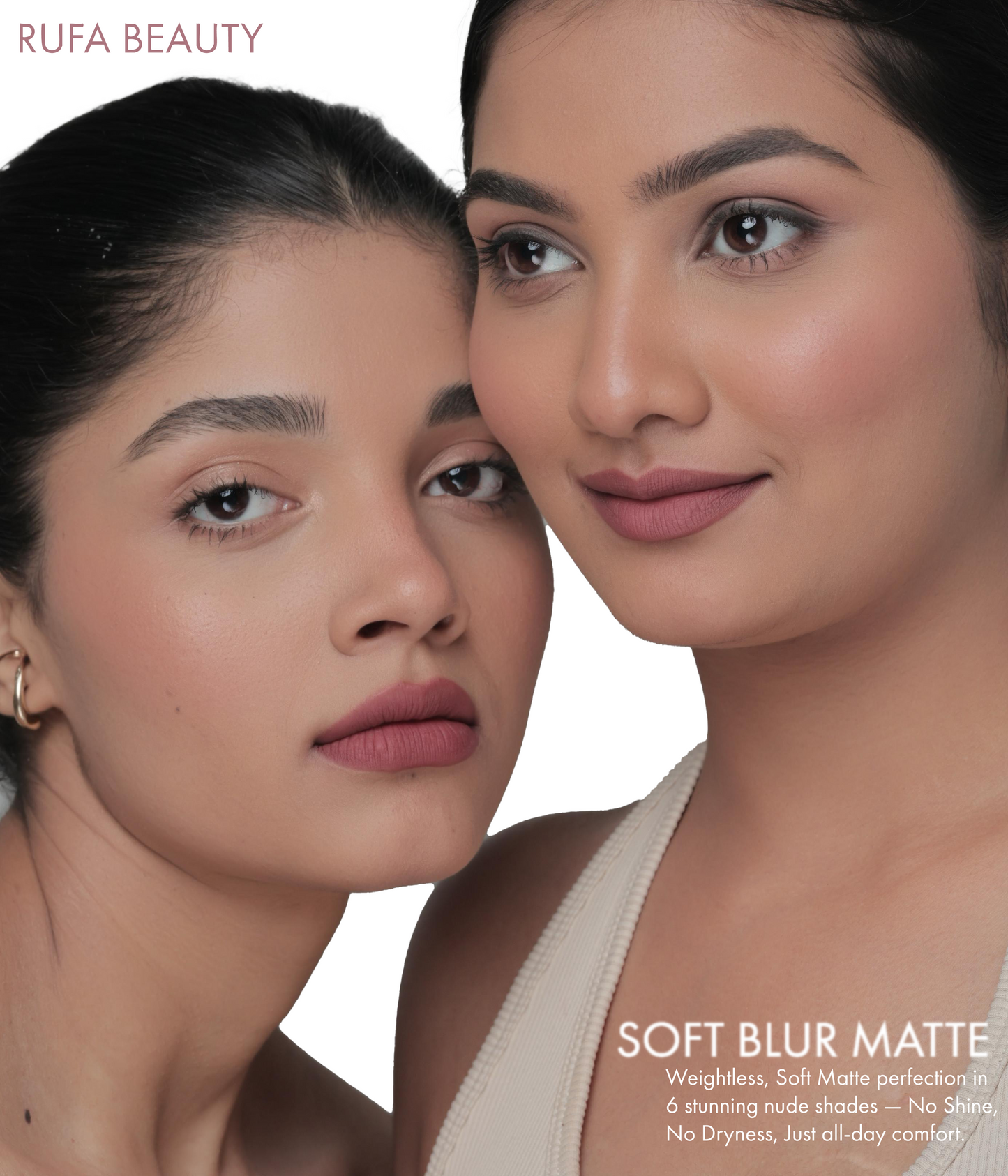 Soft Blur Matte Lipstick + Glaz'd Lip Oil