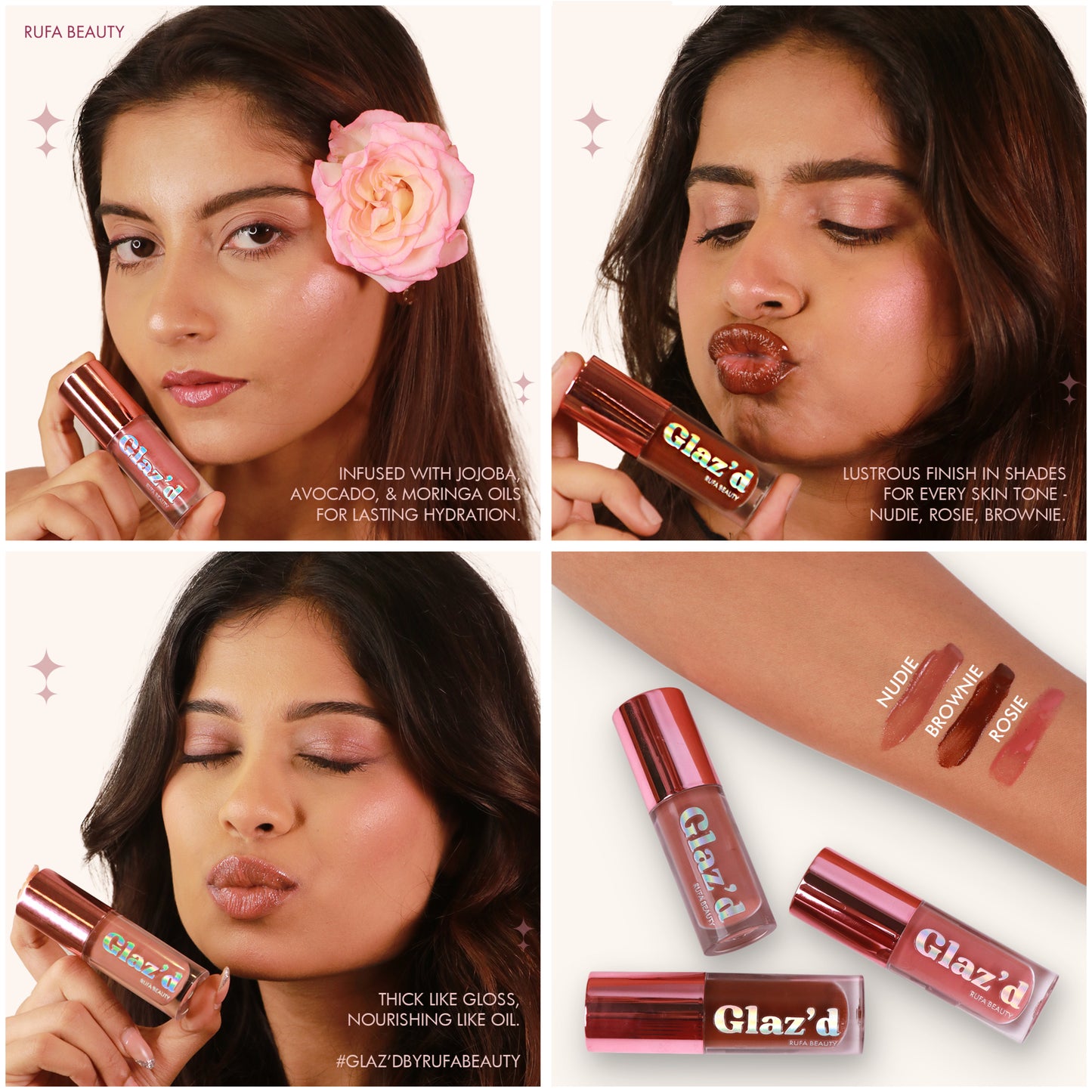 Soft Blur Matte Lipstick + Glaz'd Lip Oil