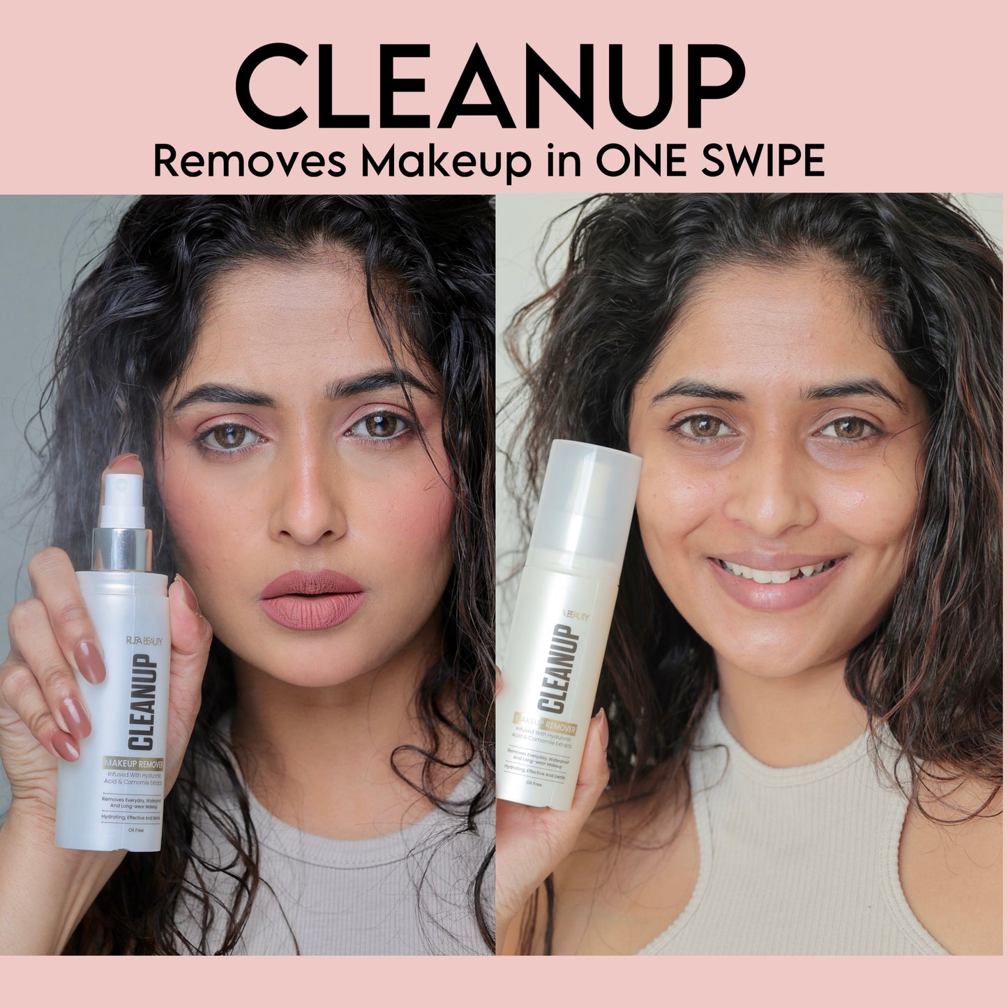 CLEANUP Spray Makeup Remover + FREE Cleansing Pad