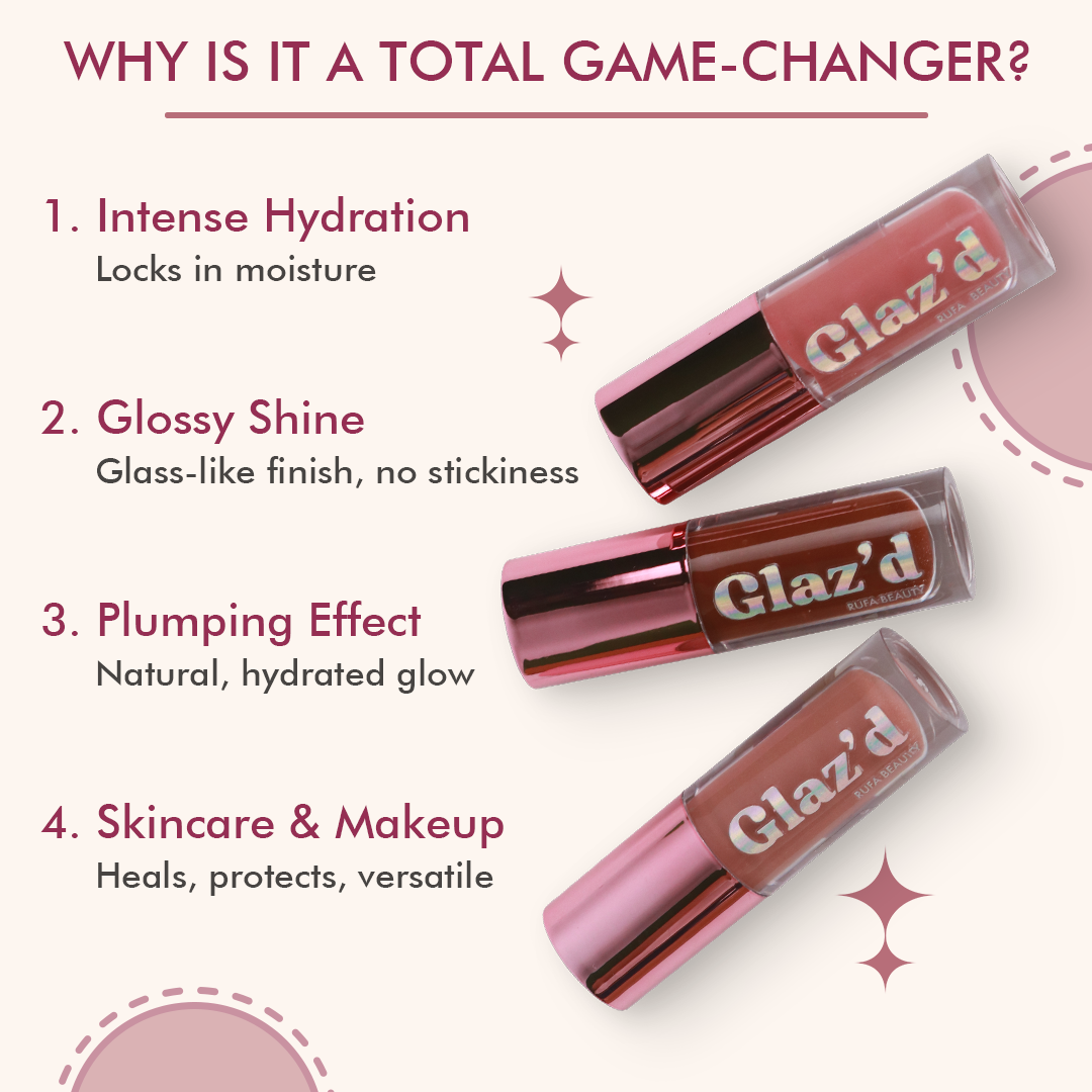 GLAZ'D LIP OIL- DUO - 5ml