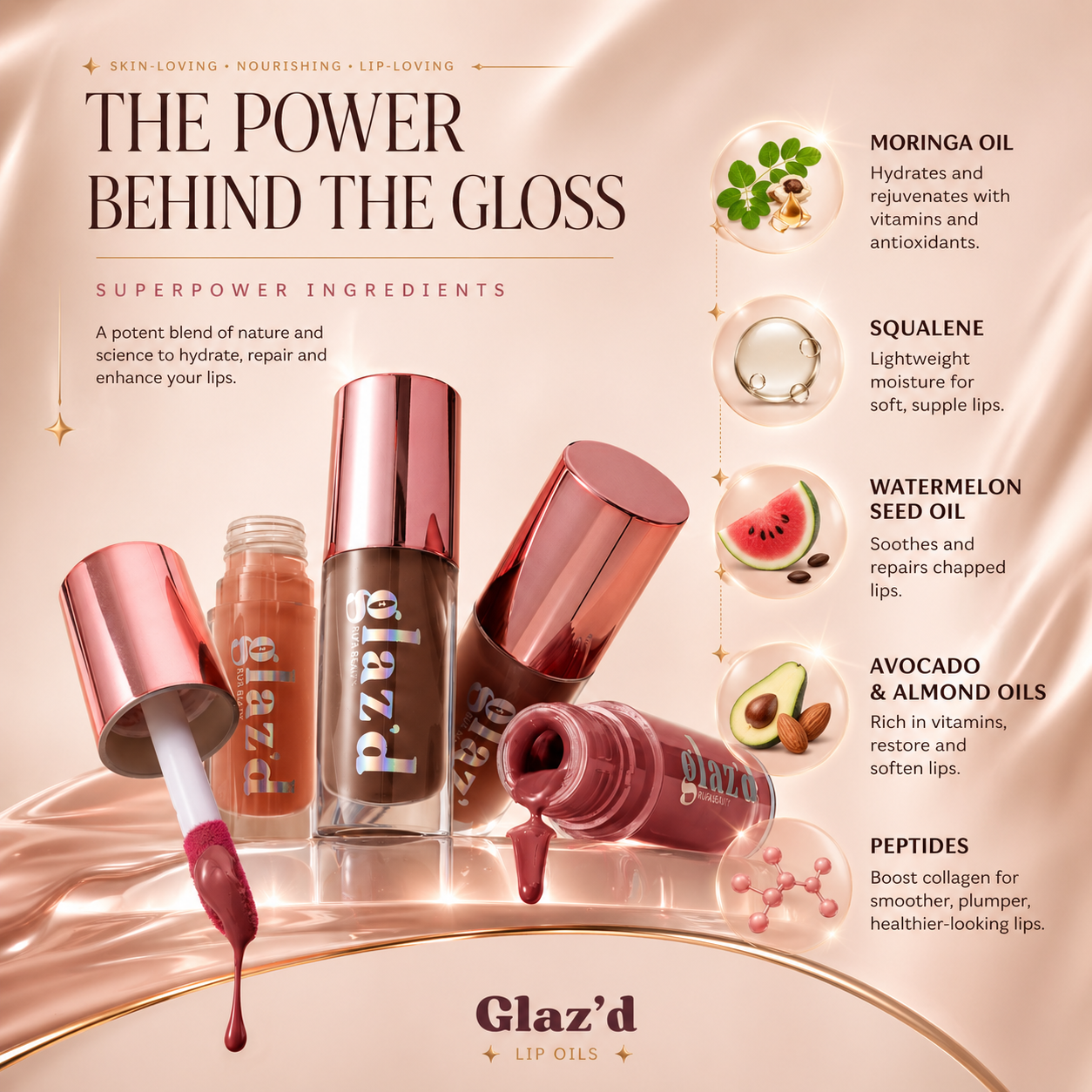 GLAZ'D LIP OIL - 5ml