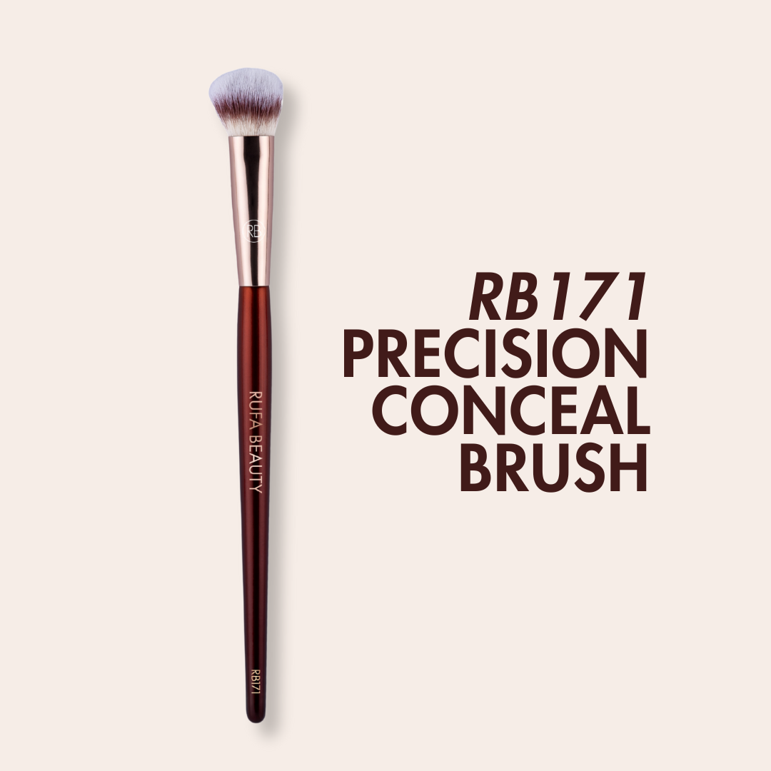 Rufa beauty Concealer brush in angled shape 