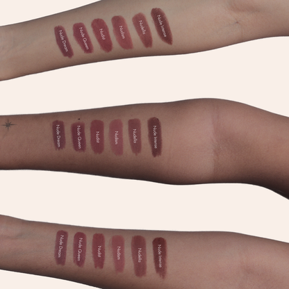 Soft matte non-drying lipstick, best shades for Indian skin tone. Best muted shades Lipstick for fair to medium to deeper skin tone